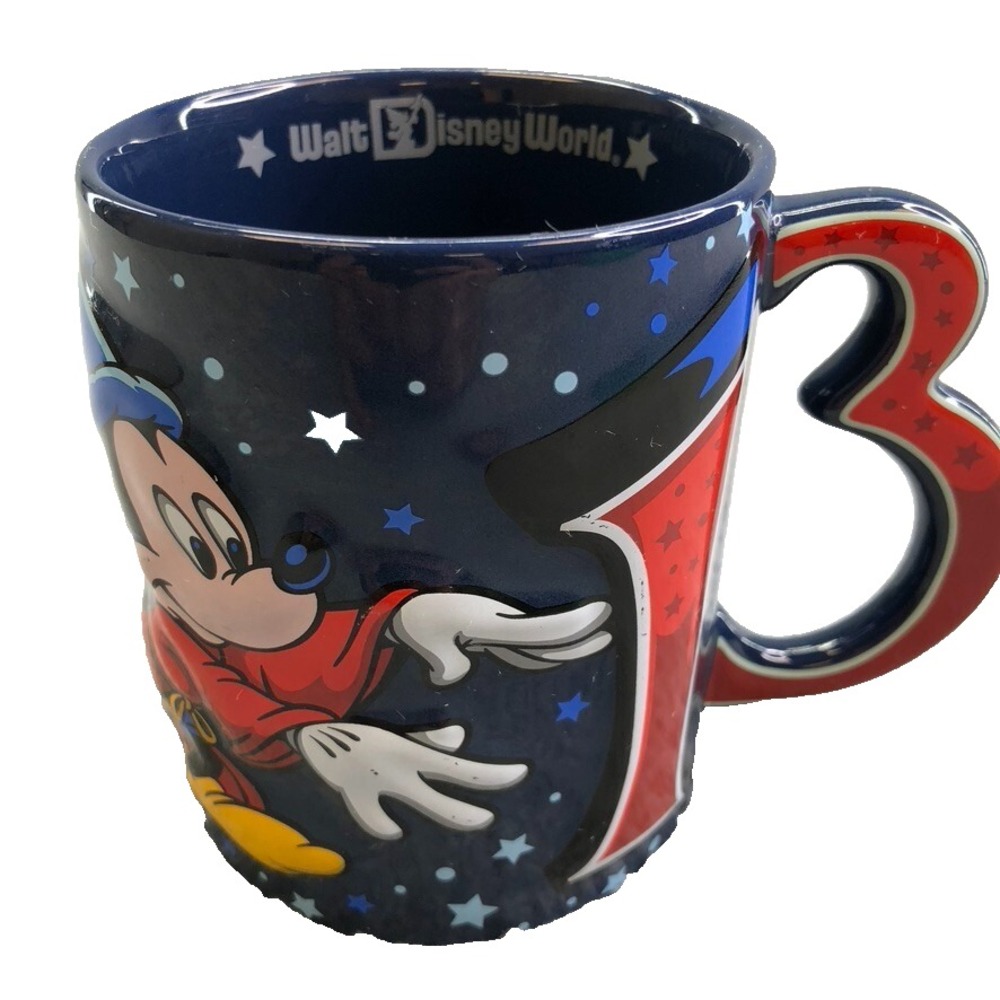 Disney Parks Authentic Original 2013 Coffee Mug Mickey PhilharMagic Disneyana‎